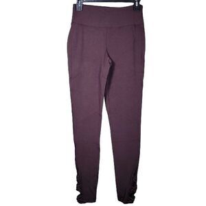 NWOT Susan Graver Weekend Cotton Spandex Smoothing Leggings Sz XXS